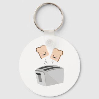 Happy Toaster Key Ring