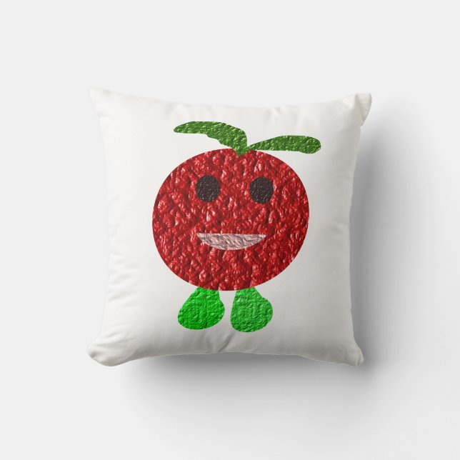 Happy Tomato Pillow (Front)