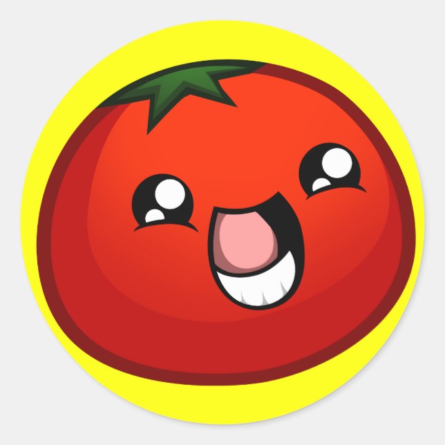 Happy Tomato Sticker (Front)