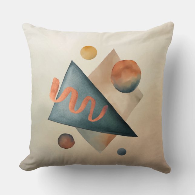 Happy Tones Decorative Pillow (Front)