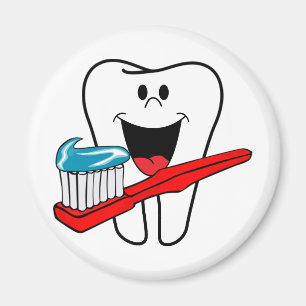 Happy tooth magnet