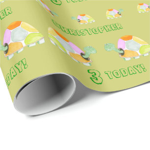 Happy Tortoise Wrapping Paper