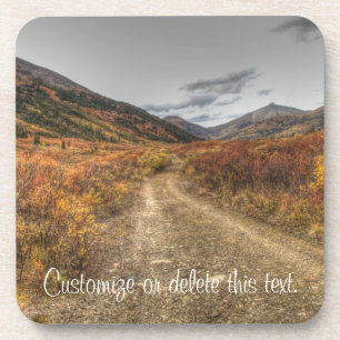 Happy Trail; Customisable Coaster