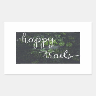 Happy Trails Stickers
