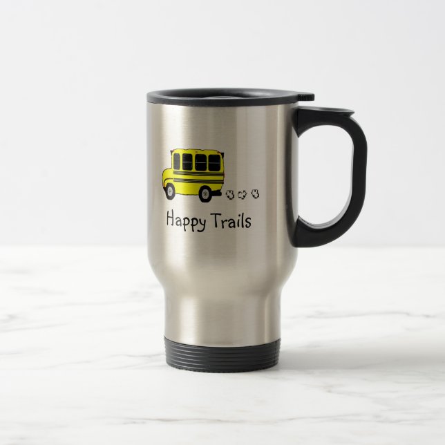 Happy Trails Travel Mug (Right)