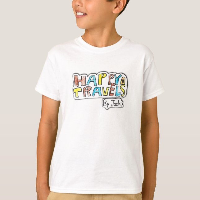 Happy Travels T-Shirt (Front)