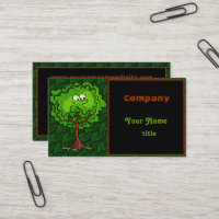 Happy Tree Leaf Green Bark Landscaper