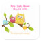 Happy Tree Owls Woodland SQUARE Favour Sticker