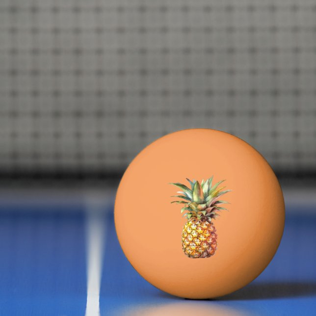Happy Tropical Pineapple Ping Pong Ball (Net)