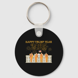 Happy Trump Year Party 2025 White House New Presid Key Ring