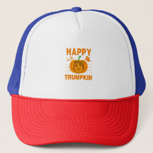 Happy Trumpkin Make Halloween Great Again Trucker Hat