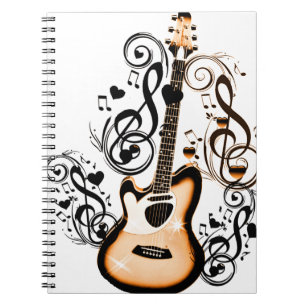 Happy Tunes_ Spiral Notebook
