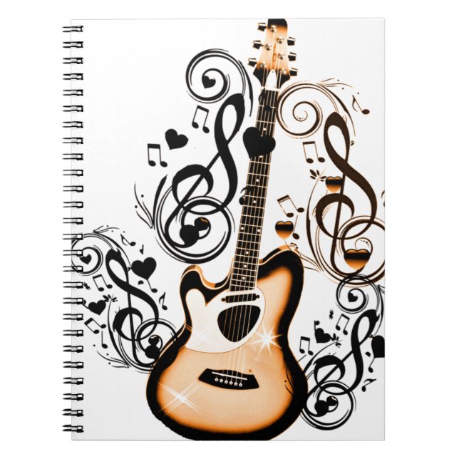 Happy Tunes_ Spiral Notebook (Front)