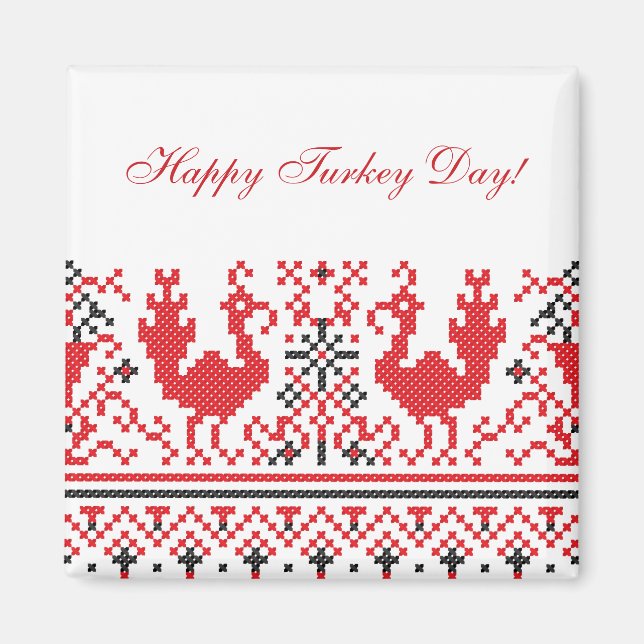 Happy Turkey Day! Magnet (Front)