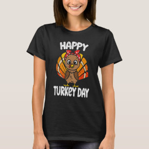 Happy Turkey Day Thanksgiving 2022 Autumn Fall Se T-Shirt
