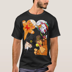 Happy Turkey Day Thanksgiving Kids Boys Girls Todd T-Shirt