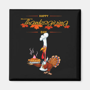 Happy Turkey Day Thanksgiving Magnet
