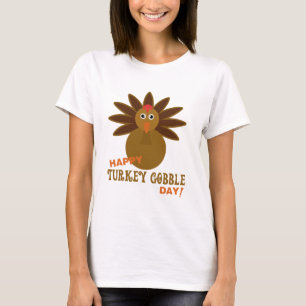 Happy Turkey Gobble Day Thanksgiving T-Shirt