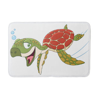 Happy Turtle Bath Mat