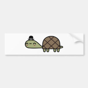 Happy Turtle Bumper Sticker