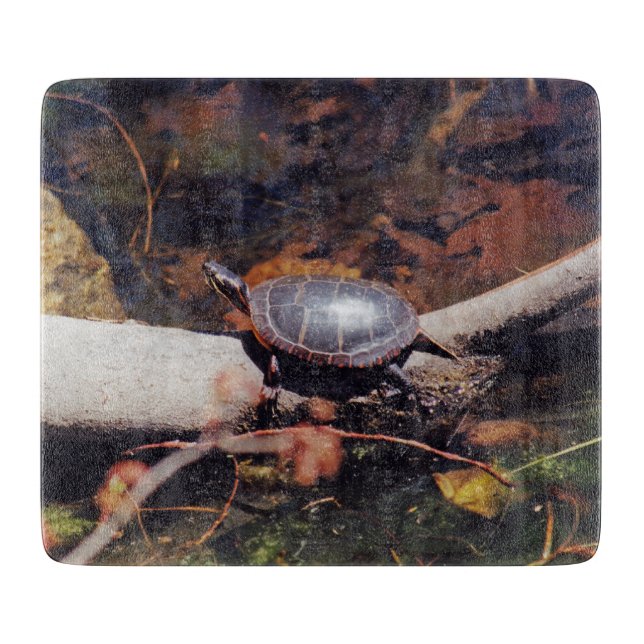 Happy Turtle Cutting Board (Front)