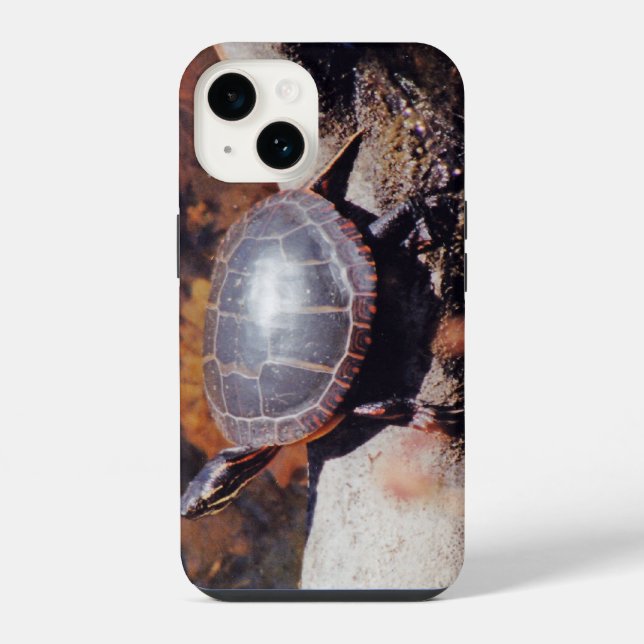 Happy Turtle iPhone Case (Back)