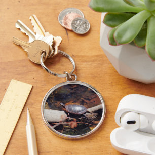 Happy Turtle Key Ring