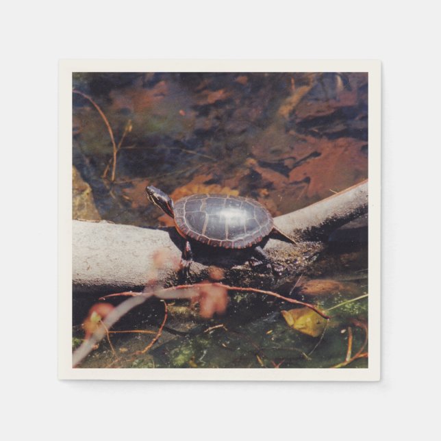 Happy Turtle Napkin (Front)