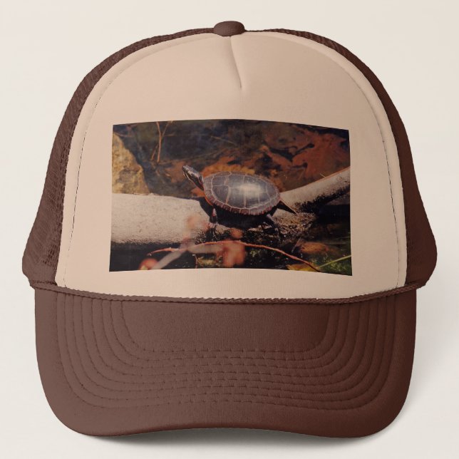 Happy Turtle Trucker Hat (Front)