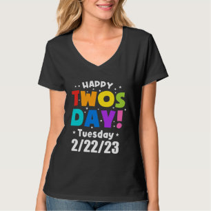 Happy Twosday 2023 Shirt Pink Leopard Twos Day 222