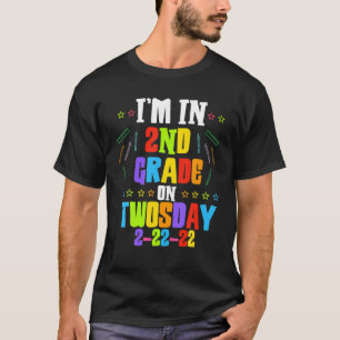 Happy Twosday I'm In Second 2Nd Grade On Twosday 2 T-Shirt