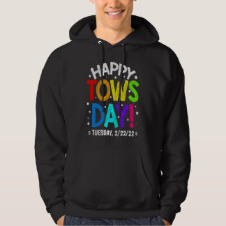 Happy Twosday Tuesday 22222 Teacher Boy Kids Twos Hoodie