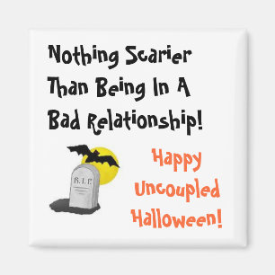 Happy Uncoupled Halloween Magnet
