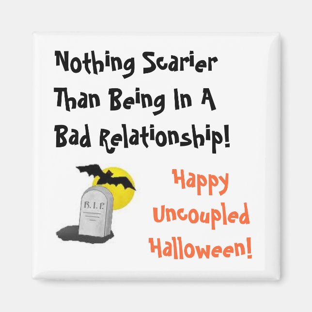 Happy Uncoupled Halloween Magnet (Front)