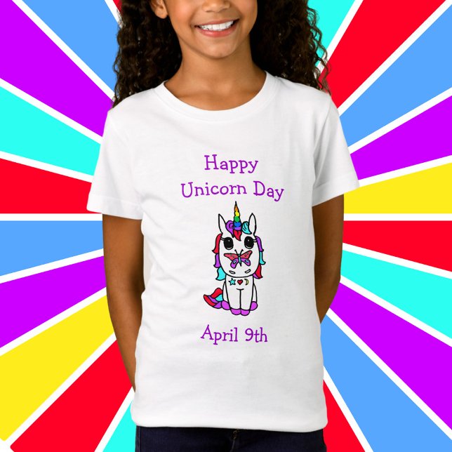 Happy Unicorn Day April 9th T-Shirt (Creator Uploaded)