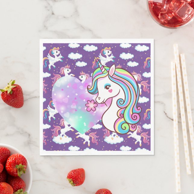 Happy Unicorn Napkin (Insitu)