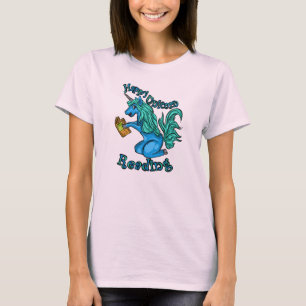 Happy Unicorn Reading Colour Tee