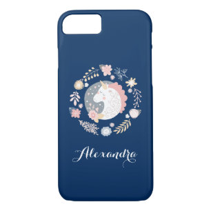 Happy Unicorn Whimsical Personalised Case-Mate iPhone Case