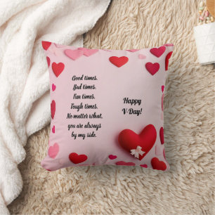 Happy V-Day Cushion