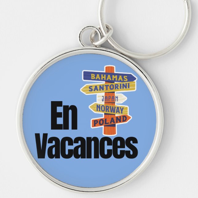 Happy vacation key ring (Front)