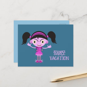 HAPPY VACATION WISH FOR FRIEND STUDENT TEACHER MOM POSTCARD