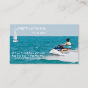 Happy vacations business card