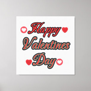 Happy Valenties Day for gift Canvas Print