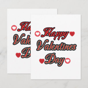 Happy Valenties Day for gift Enclosure Card