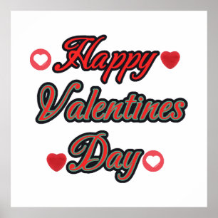 Happy Valenties Day for gift Poster
