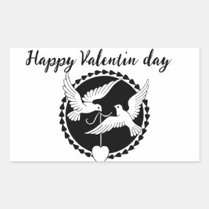 Happy Valentin day stickers costume
