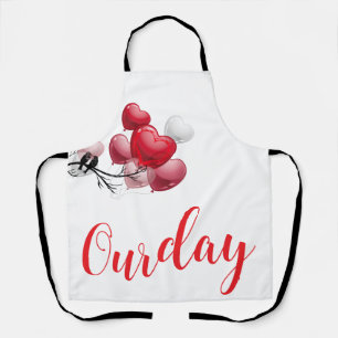 Happy Valentine Day Apron