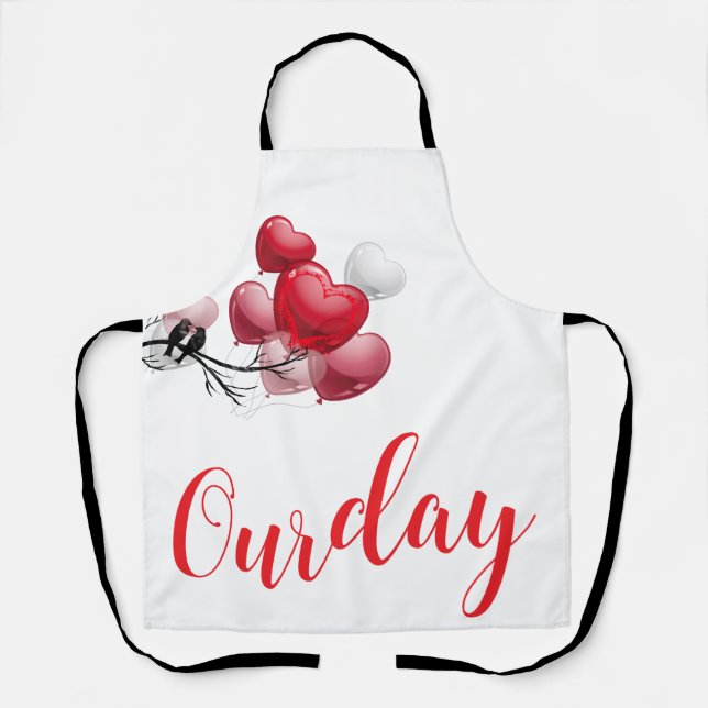 Happy Valentine Day Apron (Front)