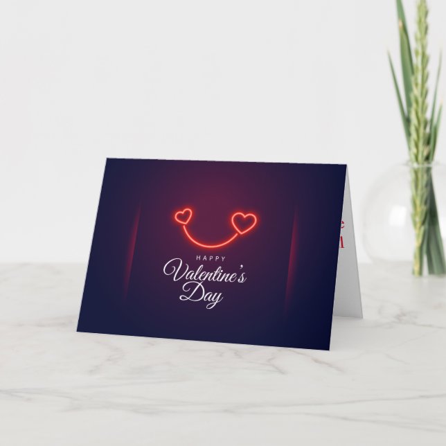 Happy Valentine day card (Front)