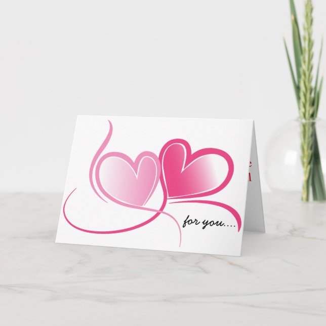 Happy Valentine day card (Front)